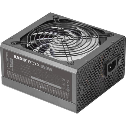 273280 - Tacens Radix ECO X 650, Furnizim me energji PC ATX, 650W, teknologji AI-RPM, efikasitet 87%, e zezë, 1RECOX650