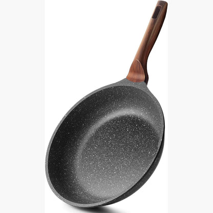 224395 - RIOVARM Tiganë 20cm që nuk ngjitin, për Tortilla me Induksion, Pa PFOA, me Dorezë Bakeliti, i Përshtatshëm për Gaz