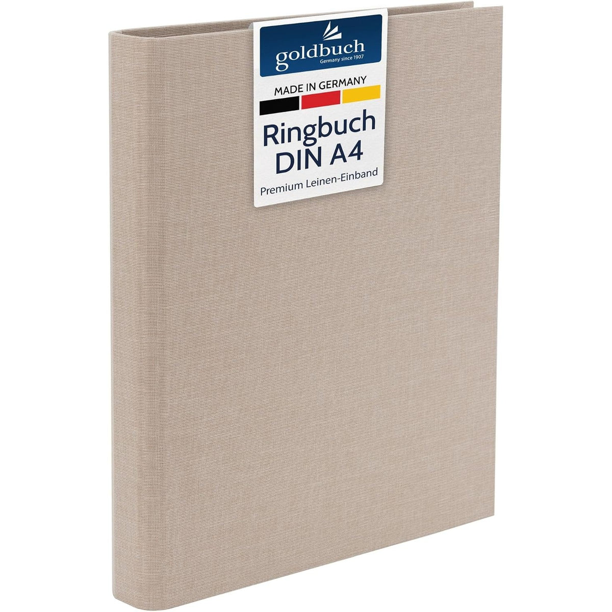 309026 - Goldbuch - Dosje me unaza 37211 A4, 32 x 27.5 x 4.5 cm, ngjyrë beige