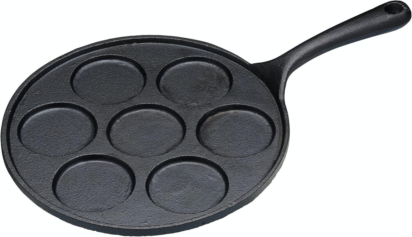 168000 - KITCHENCRAFT Tavë për Petulla prej Gize, E Përshtatshme për Furrë, Blini për Bakes Seven 6.5cm, Madhësi 24x37.5cm, 1 Copë