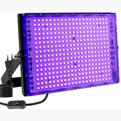 214814 - MEEKBOS Projektor 300W UV LED, Dritë e Zezë 395nm, IP65 Rezistent ndaj UV