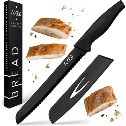 224691 - AXER Thikë buke e dhëmbëzuar 33 cm, çelik inox