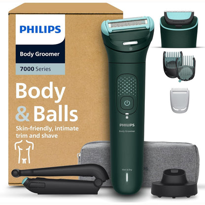 274902 - PHILIPS Makinë prerëse për meshkuj BG7485/30, me kokë fleksibile 2D, Sistem rroje Triple Protect, koka të ndërrueshme, 100% rezistente ndaj dushit, kohëzgjatje 120 minuta