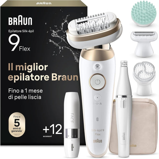 307101 - BRAUN Depilator elektrik Silk-Épil 9 Flex Skinspa për femra, 9-681 3D Gold