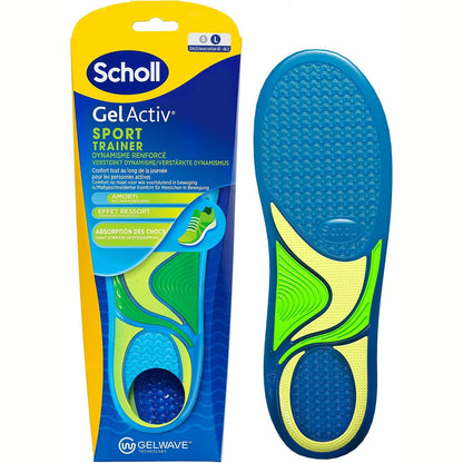 321524 - DR. SCHOLL Shollat e brendshme GelActiv Sport për meshkuj, Madhësitë 40 deri në 46.5, Material: GelWave, Absorbim super i goditjeve, Rehati optimale për aktivitete intensive