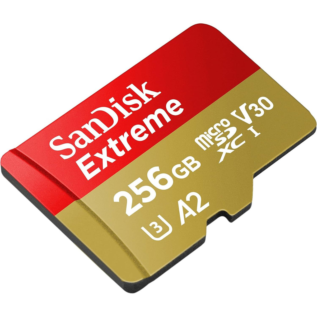 319752 - SANDISK Kartë memorieje Extreme microSDXC UHS-I 256 GB + Adaptor (Për telefona inteligjentë, kamera aksioni dhe dronë, A2, C10, V30, U3, transferim 190 MB/s, RescuePRO Deluxe)