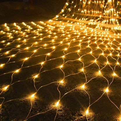 217962 - KINGCOO Drita LED me Tela, 192 Drita, 8 Mënyra, 3x2M, e Bardhë e Ngrohtë, e Papërshkueshme nga Uji