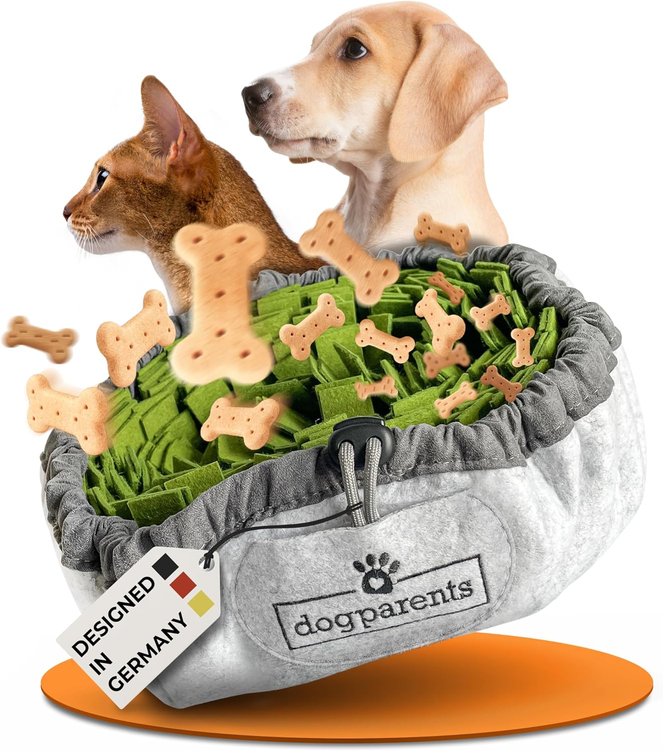 223358 - DOGPARENTS® Qilim për Qen (të Vegjël dhe të Madh), Qilim i Fortë për Qen, Aktivitet për Qen, Lojëra Kërkimi, Jeshile