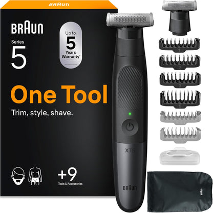 302809 - BRAUN Makinë rroje elektrike për meshkuj Trimmer Series XT5, XT5270, gri
