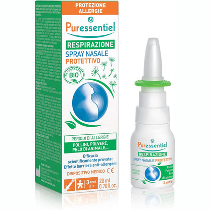 272388 - PURESSENTIEL Sprej Nazal Mbrojtës, 20ml, Mbrojtje nga Alergjia, Formulë Natyrale me Vaj Esencial Eukalipti Radiata