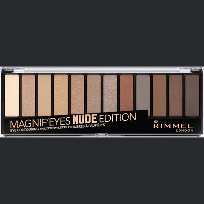 321926 - RIMMEL LONDON Paleta e Hijeve të Syve Magnifeyes, 2 Nuanca Shumëpërdorimëshe, 001 Nude
