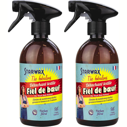 301347 - STARWAX - SPREJ PËR HEQJEN E NJOLLAVE TË TEKSTILIT OX GALL, 500 ML, 98% ORIGJINË NATYRALE