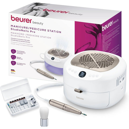 315106 - Stacion Profesional Manikyr/Pedikyr MP 200 StudioNails Pro 3-në-1, Prerës Elektrik i Thonjve, 26,000 rpm, 9 Aksesorë