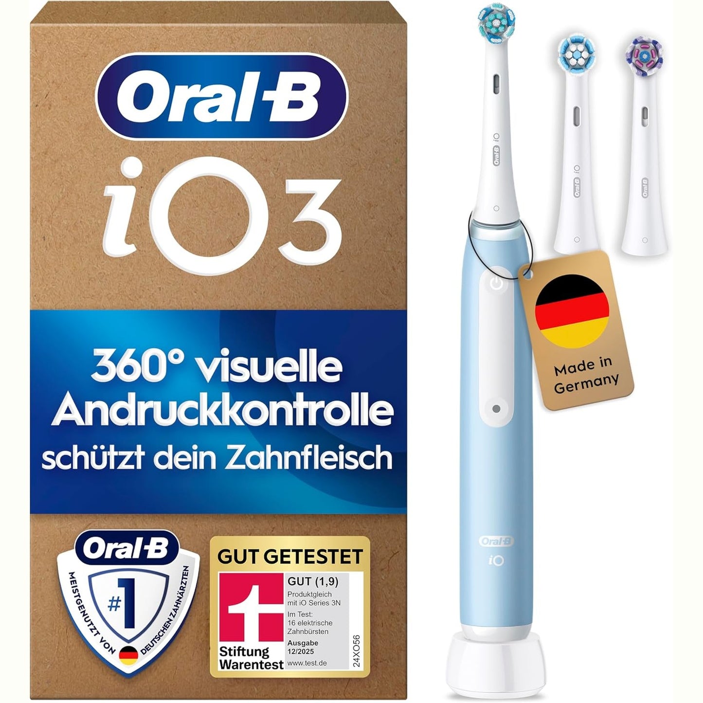 289434 - ORAL-B Furçë dhëmbësh elektrike iO Series 3, blu e çelët