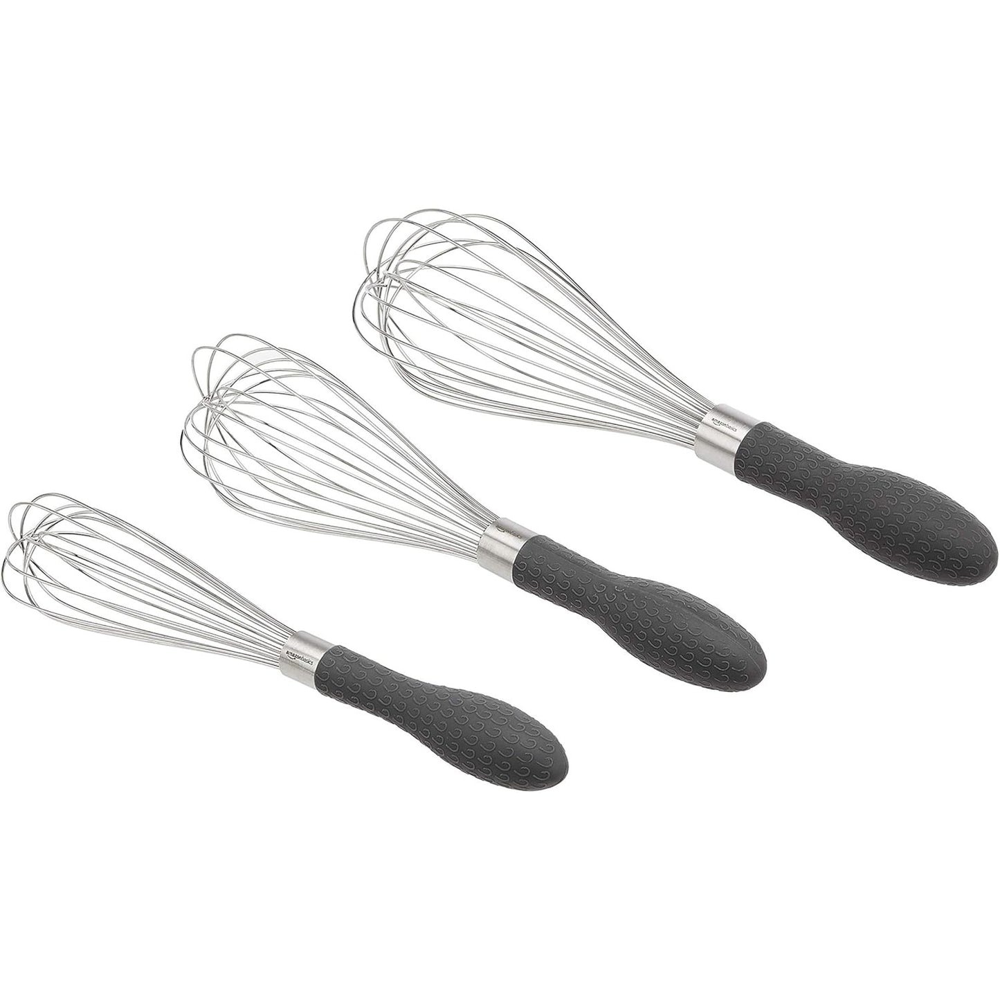 216205 - AMAZON BASICS Rrihëse teli prej çeliku inox, 3 copë
