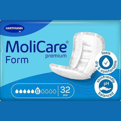 297248 - MOLICARE PECETË PËR INKONTINENCË PREMIUM FORM 6 DROPS, 32 COPË