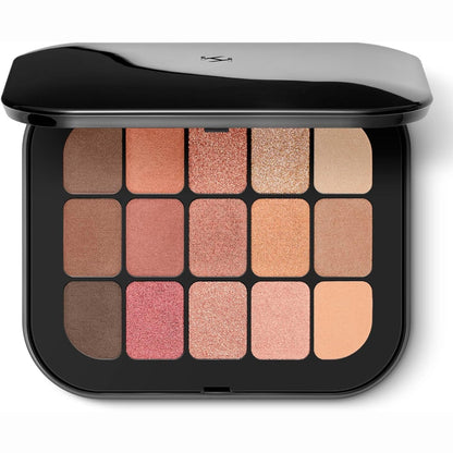 271683 - KIKO MILANO Paleta e Hijeve Master 02, 15 Hije Sysh me Përfundim Mat dhe Metalik