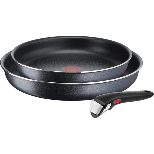 239449 - TEFAL Set tiganësh Ingenio XL Force me 3 pjesë, 22/26 cm, tiganë me shtresë jo-ngjitëse Titanium 2X