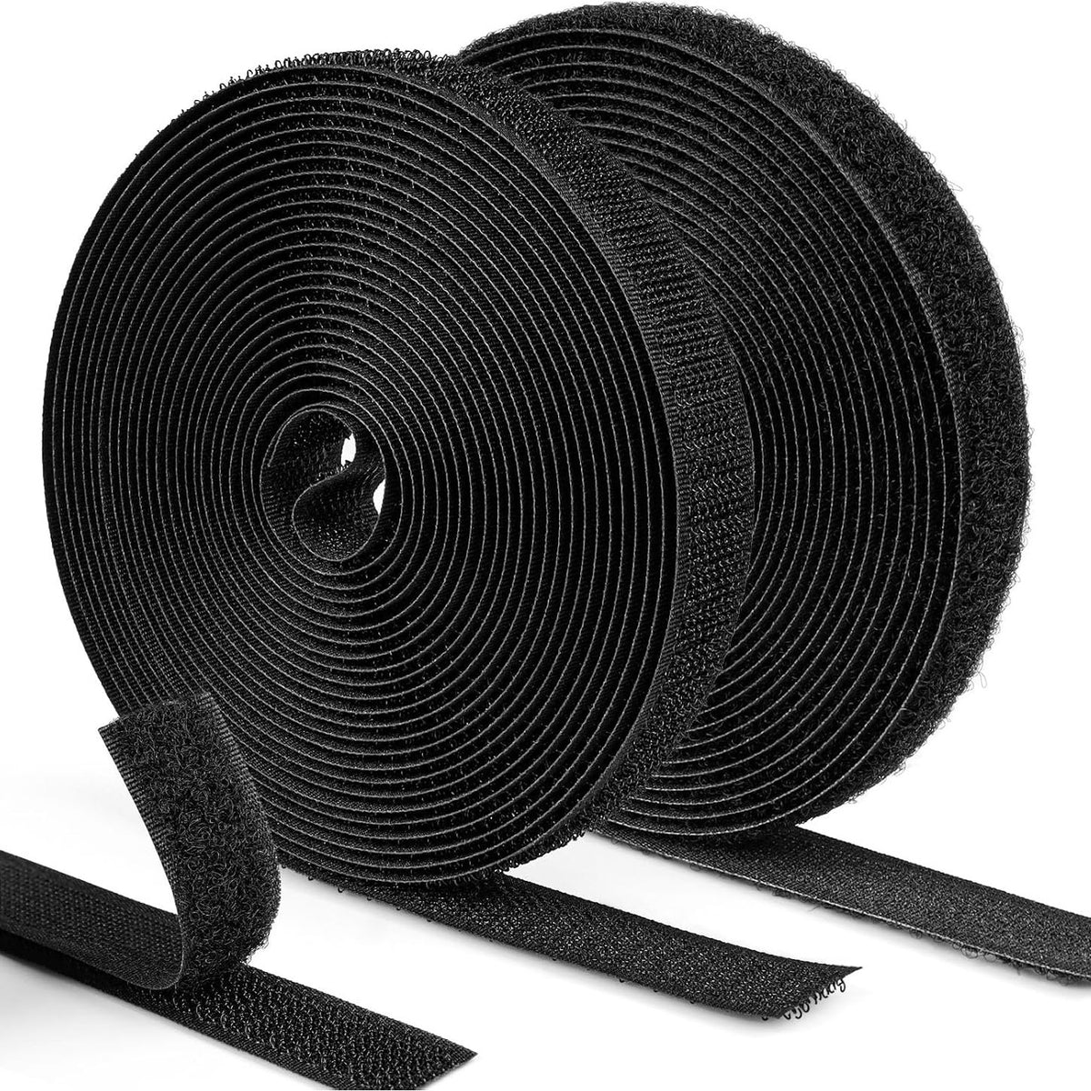 296476 - Shirit me grep dhe lak për qepje, set 16 mm x 5 m, E zezë