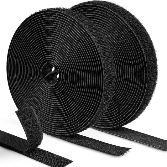 296476 - Shirit me grep dhe lak për qepje, set 16 mm x 5 m, E zezë