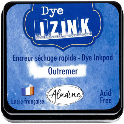 296471 - ALADINE Jastëk boje Izink Dye Blue Ultramarine, Madhësia M, 5 x 5 cm, Bojë franceze
