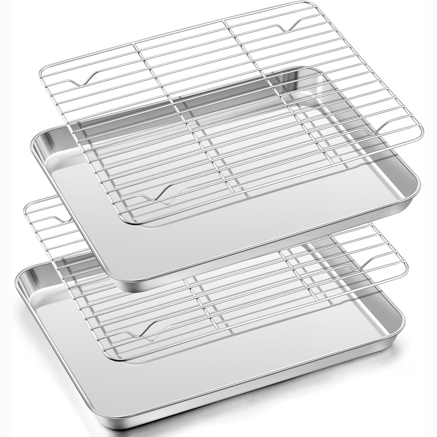 252829 - Set Tepsie Pjekjeje Herogo me Raft Ftohës, 2 Tepsi Pjekjeje, 31.5 x 24.5 cm