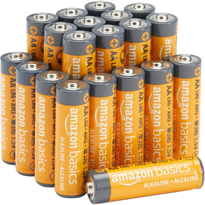 277201 - AMAZON BASICS Bateri Alkaline AA, 20 copë, 1.5 volt, Afat ruajtjeje 10-vjeçar