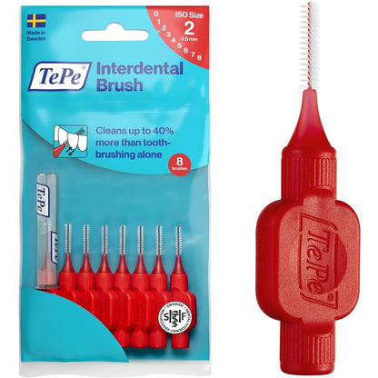 322097 - TEPE Byrek interdental, origjinal, i rrumbullakosur, 0,5 mm/ISO-Größe 2, 7 pika