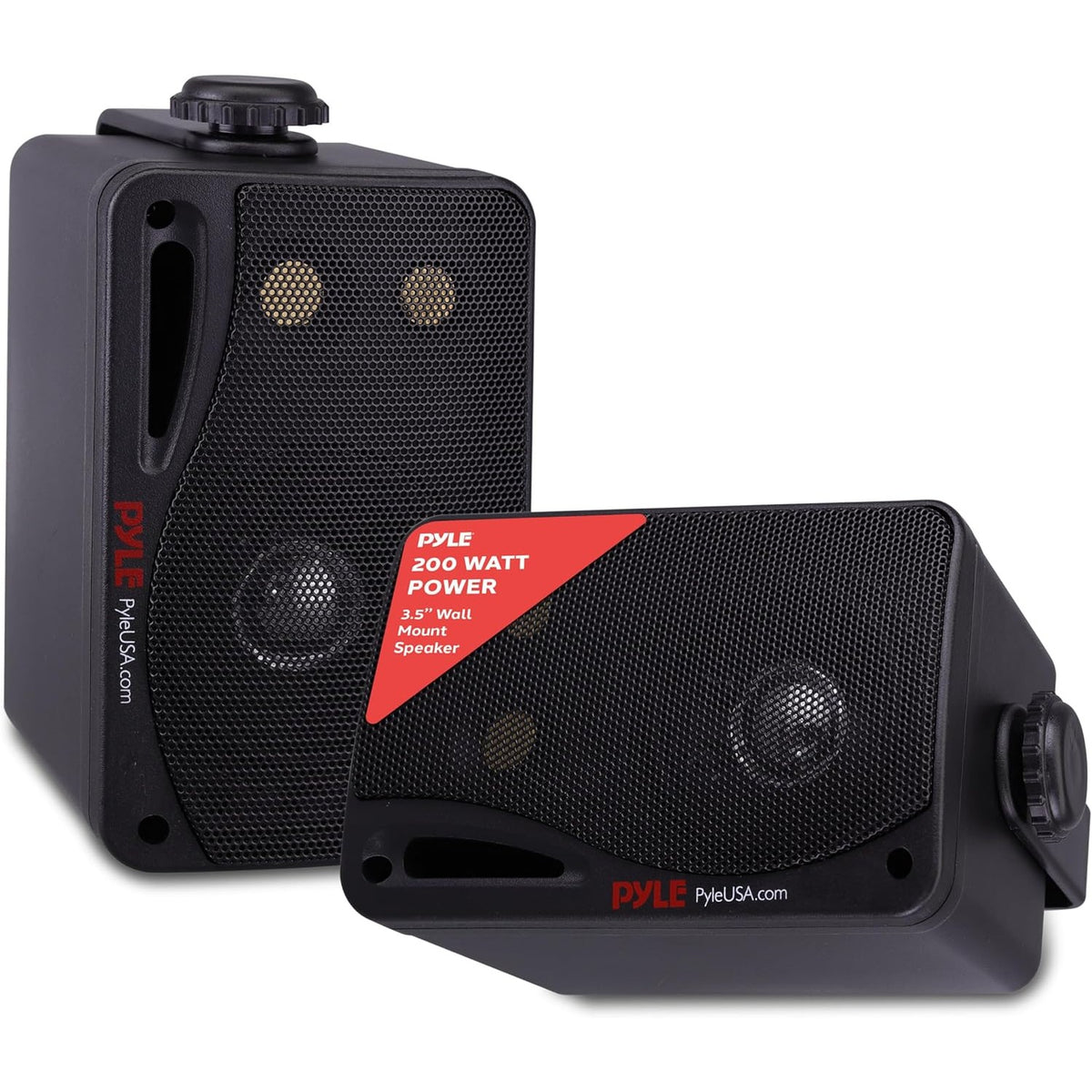 295622 - PYLES Altoparlant i Jashtëm 3.5" Bluetooth 200W – Altoparlantë Stereo 3-kahësh për Përdorim të Brendshëm dhe të Jashtëm, Altoparlantë të papërshkueshëm nga uji