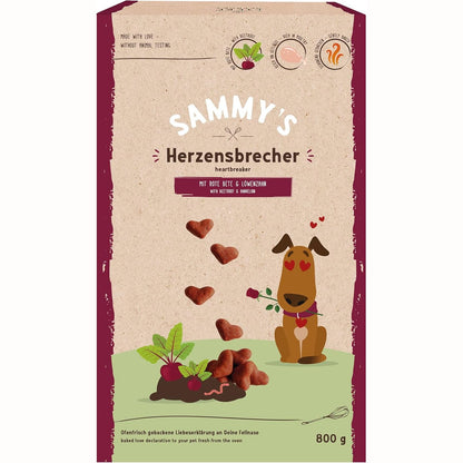 225294 - SAMMY'S HEARTBREAKERS Ushqime të Pjekura për Qen, 800 g, Me Panxhar dhe Luleradhiqe, Pa Sheqer të Shtuar