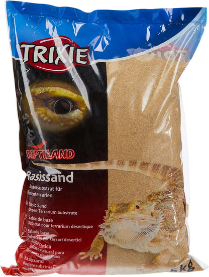 220486 - TRIXIE Rërë Baze (Giallo), Substrat Terrariumi, Qese 5 kg