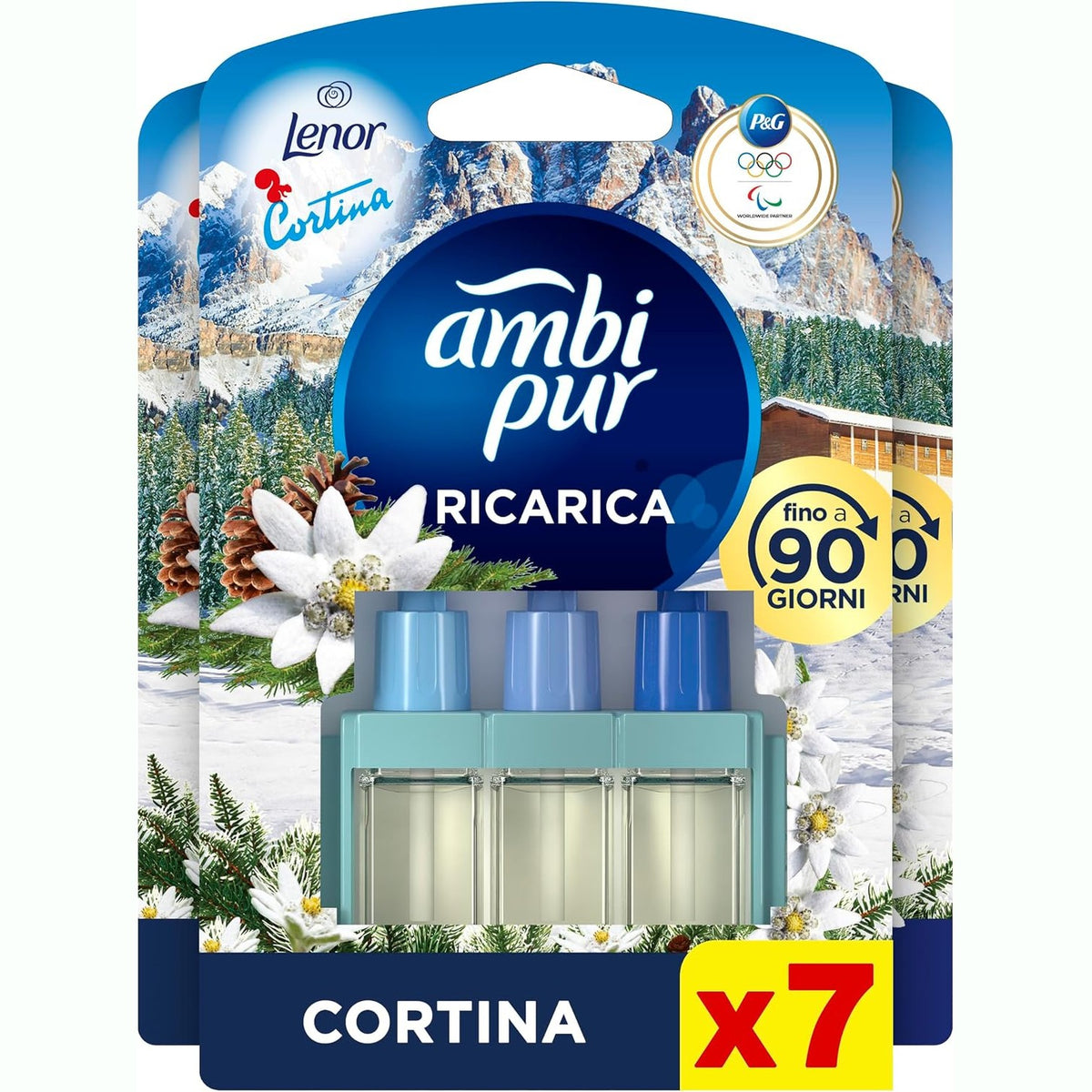311246 - AMBI PUR 3Volution Freshenues Elektrik Ajri 3 Mbushje, Lenor Cortina