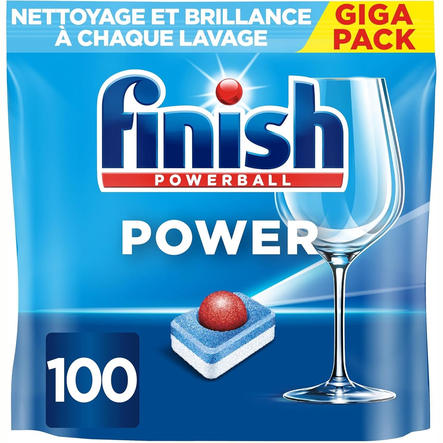222776 - FINISH - Tableta për lavastovilje Powerball, pa aromë, gjithçka në një Max - 100 tableta