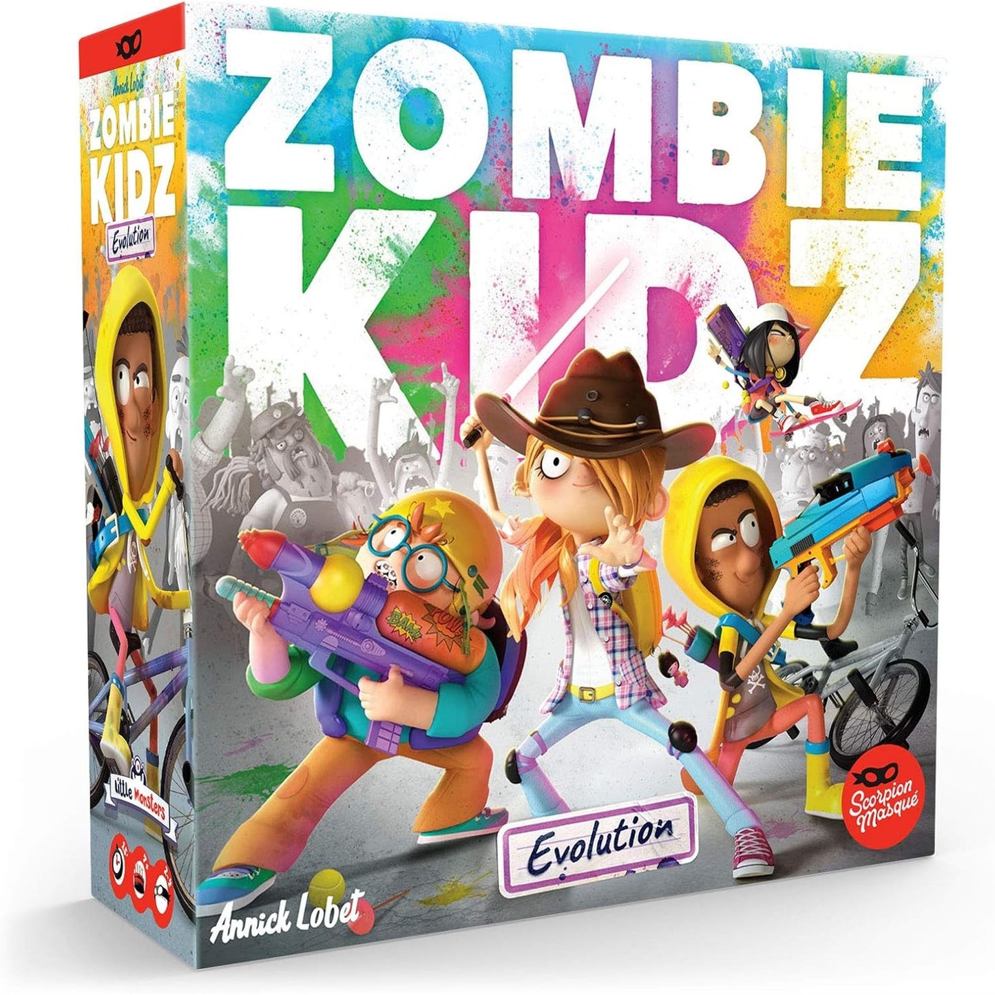 293437 - Akrepi i Maskuar, Evolucioni i Fëmijëve Zombie, Lojë Tavoline, Mosha 7+, 2-4 Lojtarë.
