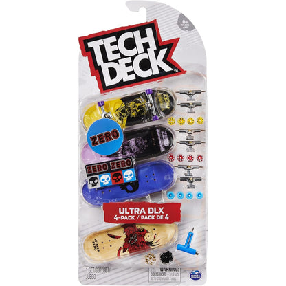 293886 - TECH DECK Patinë me gishta, Pako me 4 tastiera, Patina të vogla 96 mm, Lodra për fëmijë 6 vjeç e lart