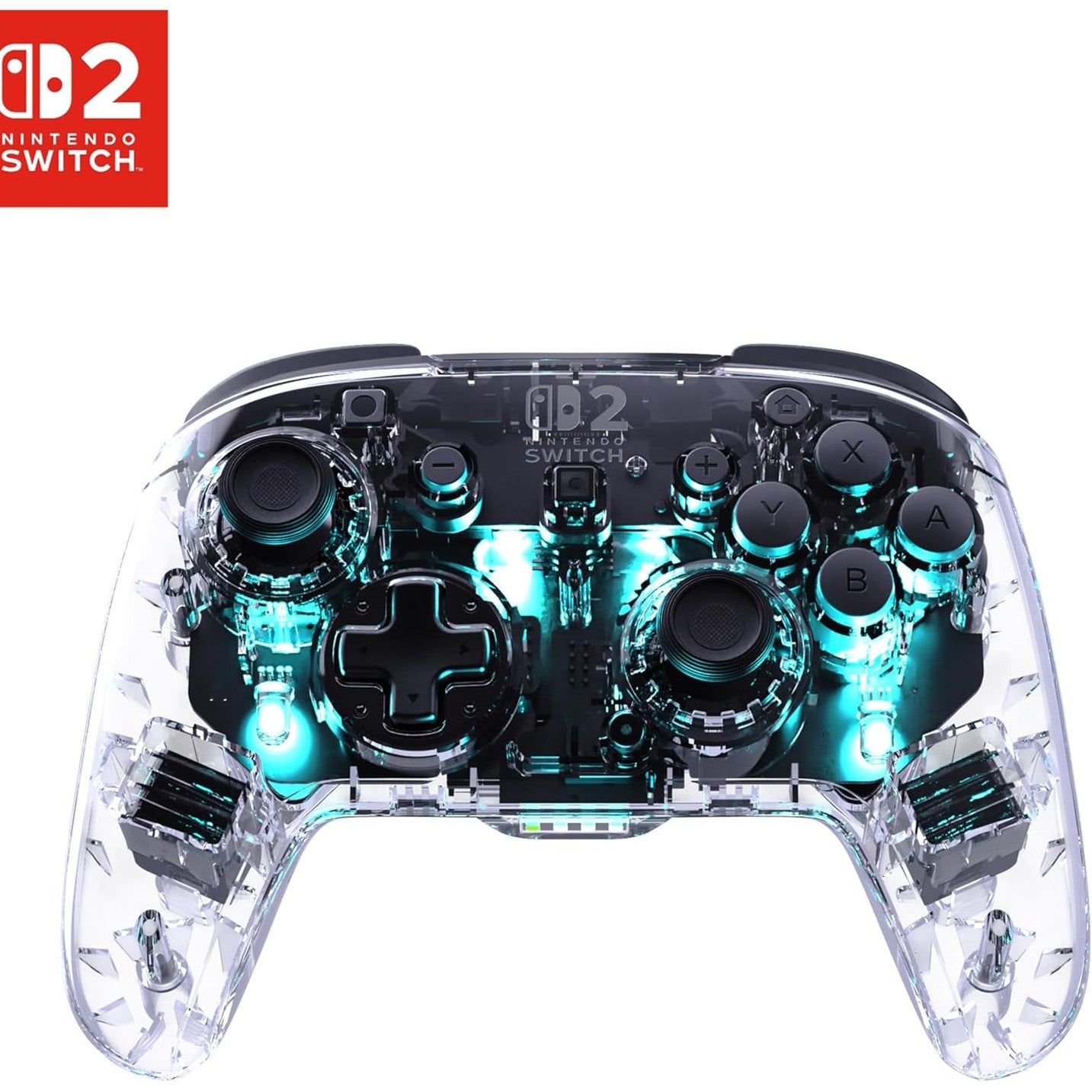 267930 - TURTLE BEACH Kontrollues lojërash Afterglow Clear Wireless RGB për Nintendo Switch 2