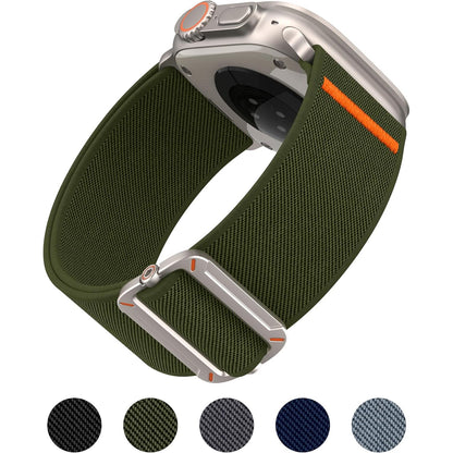 299947 - HIGGS - Rrip dore prej najloni i pajtueshëm me Apple Watch Ultra 3/2/1 49mm, 46mm 45mm 44mm 42mm, Rrip sportiv për iWatch Ultra Series 11-2, për meshkuj