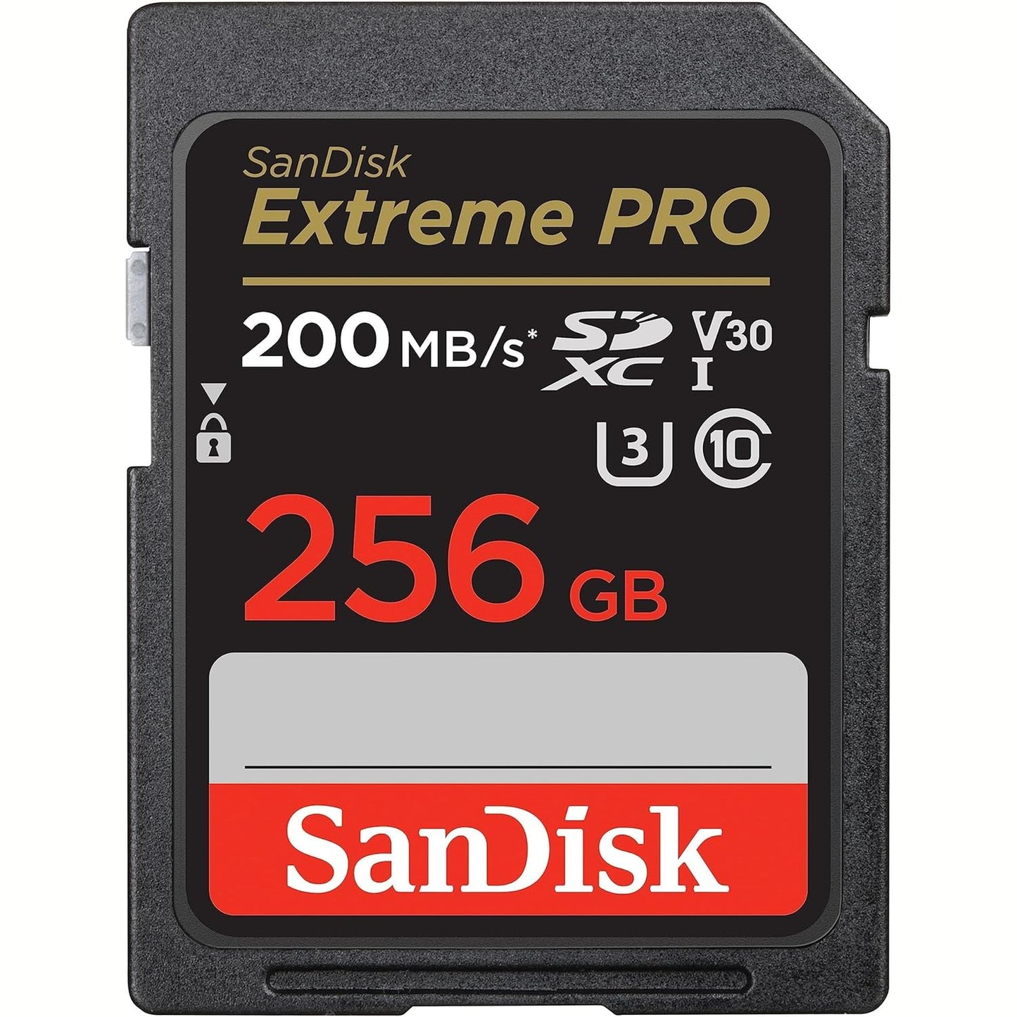 272989 - SANDISK EXTREME PRO 256GB SDXC, Kartë SD V30, Shpejtësi transferimi deri në 200MB/s, UHS-I, Video 4K UHD, RescuePRO Deluxe, Teknologji SanDisk QuickFlow Class 10, U3
