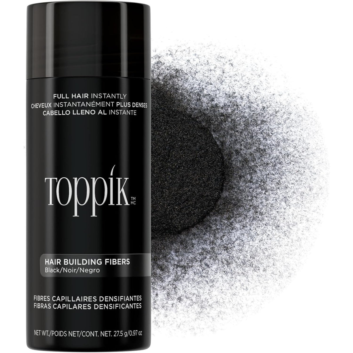 311113 - TOPPIK Fibra Keratin (Ngjyrë e Zezë) - 27.5 gr