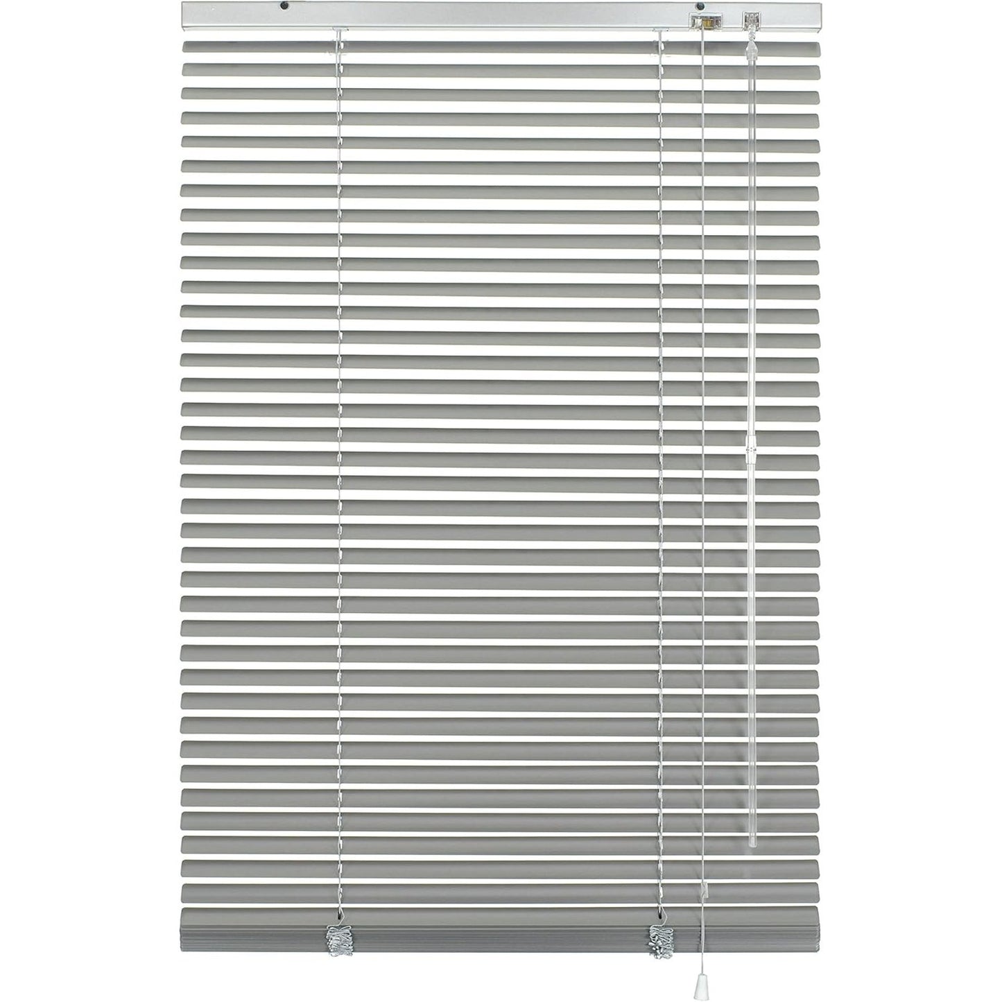 226541 - GARDINIA Perde Veneciane prej alumini, Montim në mur dhe tavan, Kit Montimi i Përfshirë, Argjend, 110 x 130 cm (Gjerësi x Lartësi)