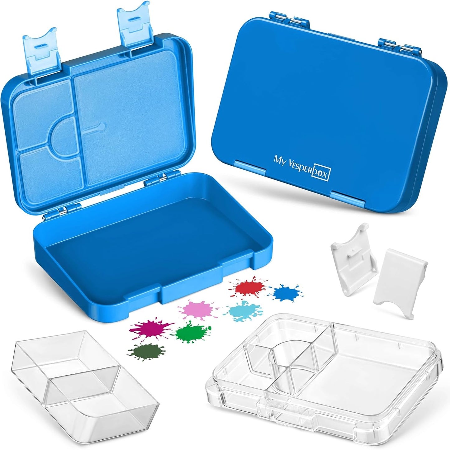 253231 - MY VESPERBOX® KUTIA E DREKËS PËR FËMIJË ME NDARËSE [LEN] - KUTIA E DREKËS ME NDARËSE - KUTIA BENTO - KUTIA E USHQIMEVE TË LEHTA - KUTIA E DREKËS PËR SHKOLLË DHE KOPSHT - KUTIA E DREKËS PËR DJEM DHE VAJZA