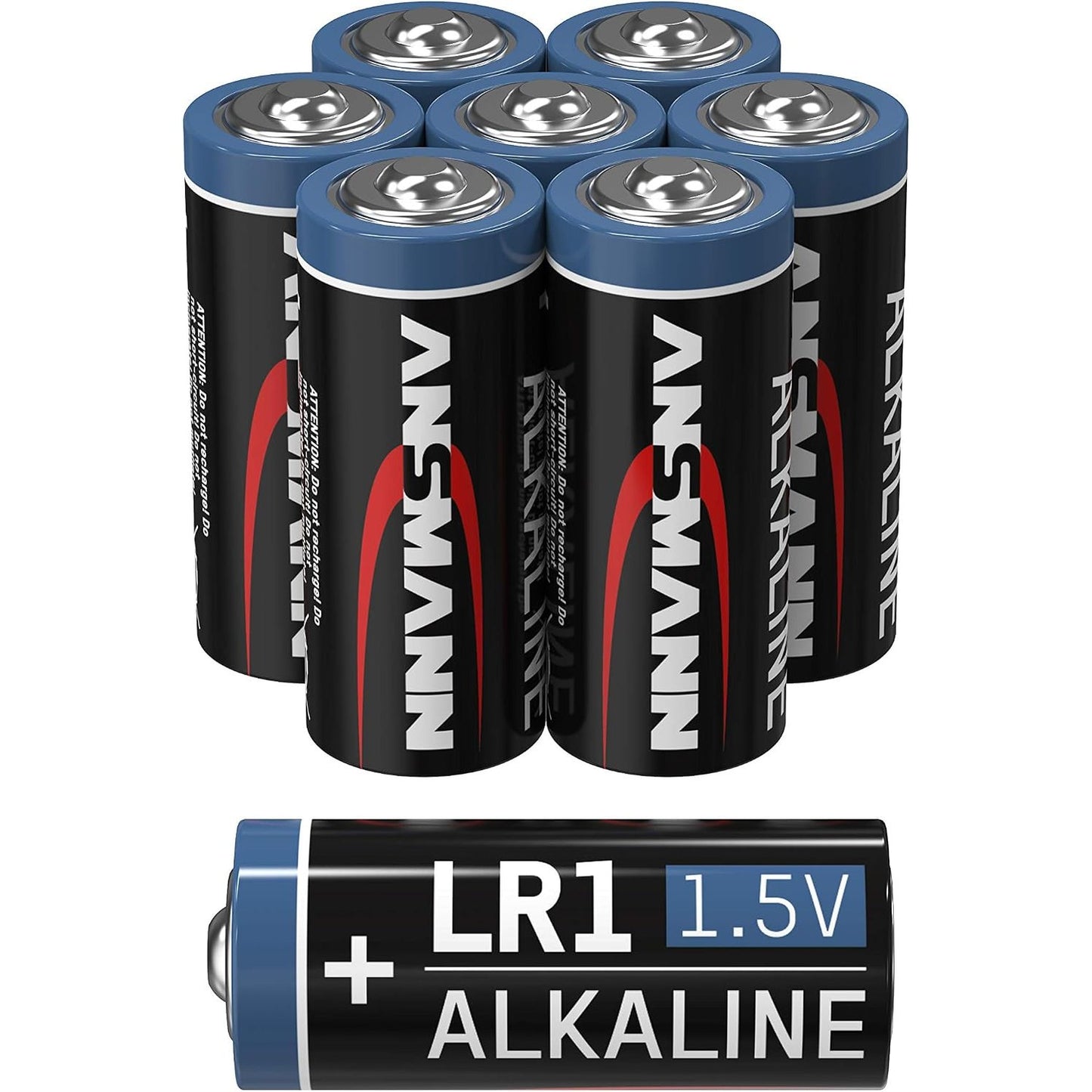 274415 - ANSMANN Bateri Alkaline LR1 (Pako me 8), 1.5V për Kalkulatorë Xhepi, Ora Muri, Hapëse Derash Garazhi me Telekomandë, Bateri të Njëpërdorshme