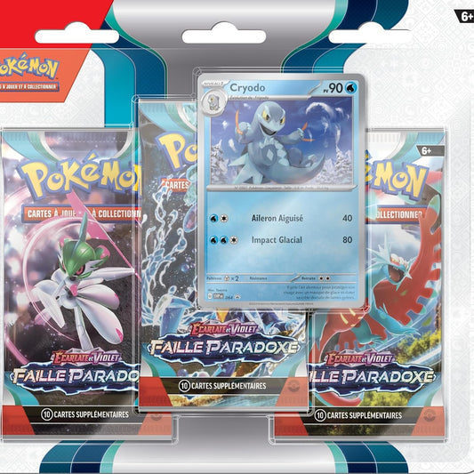 60204 - POKÉMON - Set 3 përforcues, ngjyrë Cryodo, modeli 187-55724