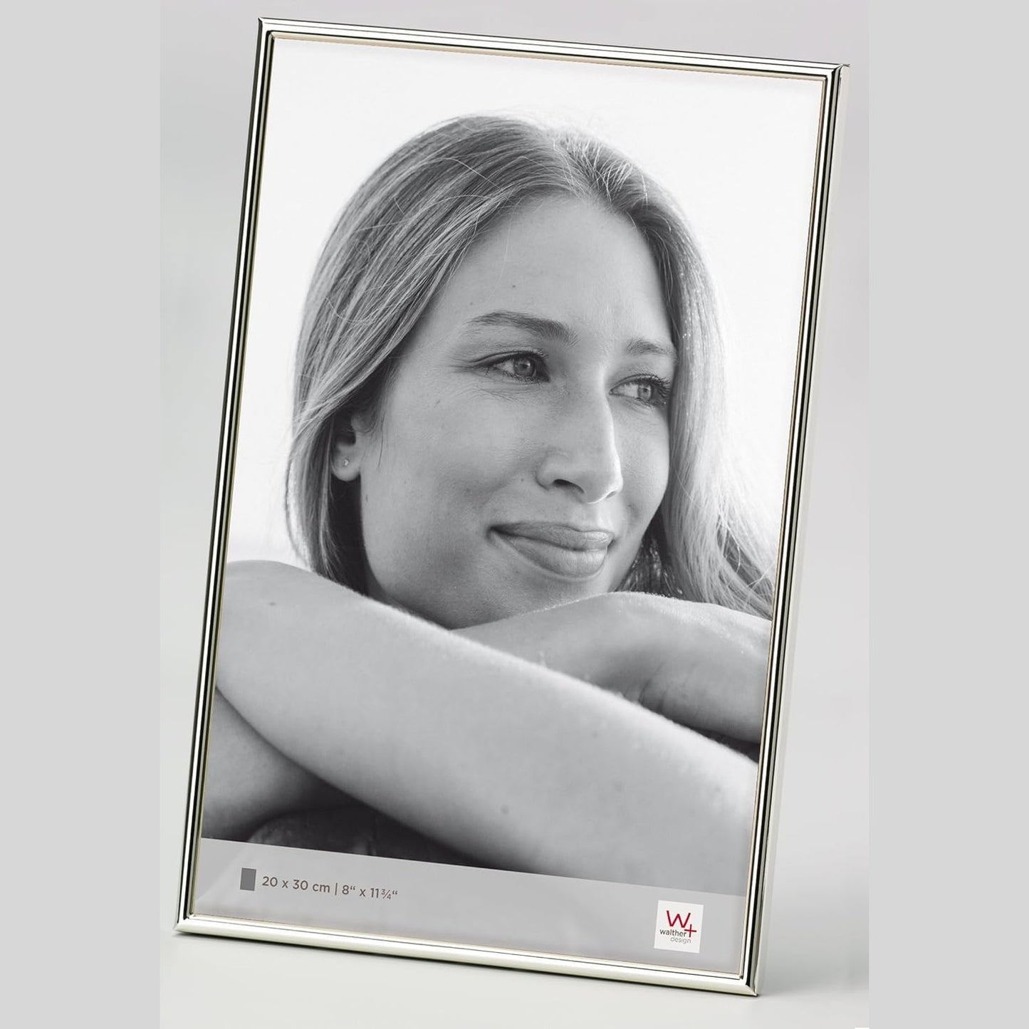 188124 - WALTHER DESIGN Kornizë Fotografie Argjend, Chloe WD030S, Dimensione 20 x 30 cm