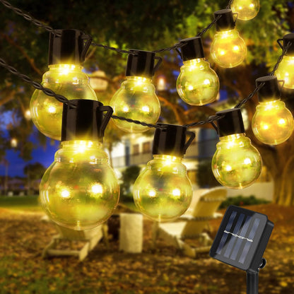 256359 - Drita Diellore me Tel për Jashtë 5m, 20 LED, IP65, E Bardhë e Ngrohtë