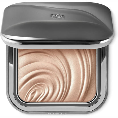 298353 - KIKO MILANO GLOW FUSION INTENSE PUDËR HIGHLIHTER 01 - Pudër për Fytyrën Illumite, Teksturë Mëndafshtë, Pesha 10g