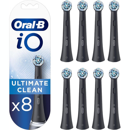 289508 - ORAL-B Koka furçash dhëmbësh elektrike iO Ultimate Clean, pako me 8 koka zëvendësuese të zeza