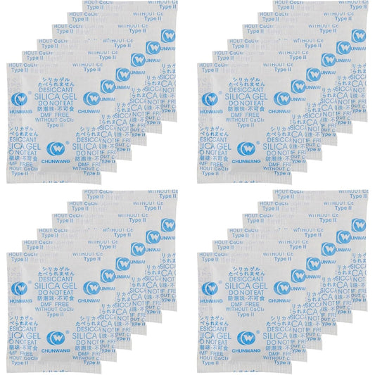 165225 - XHELI SILICI - Qese Kundër Lagështirës në sasi 10g, Pako 30 Copë, i Ripërdorshëm, Thithëse Lagështie për Sirtarë Këpucësh dhe Dollapë