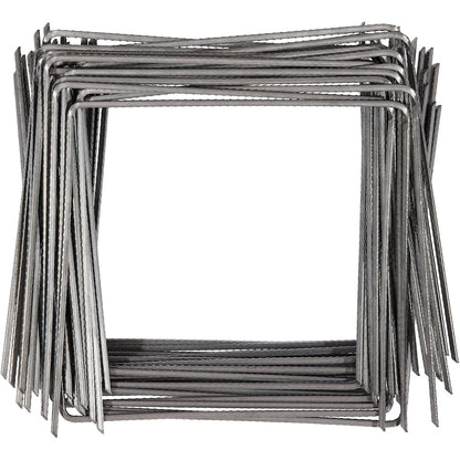288822 - PAKO CORDLINE ME 50 KAPËSE PËR FIKSIM PËLHURE, ÇELIK I PAPËRPUAR, 20x20x20 CM, GRI METALIKE