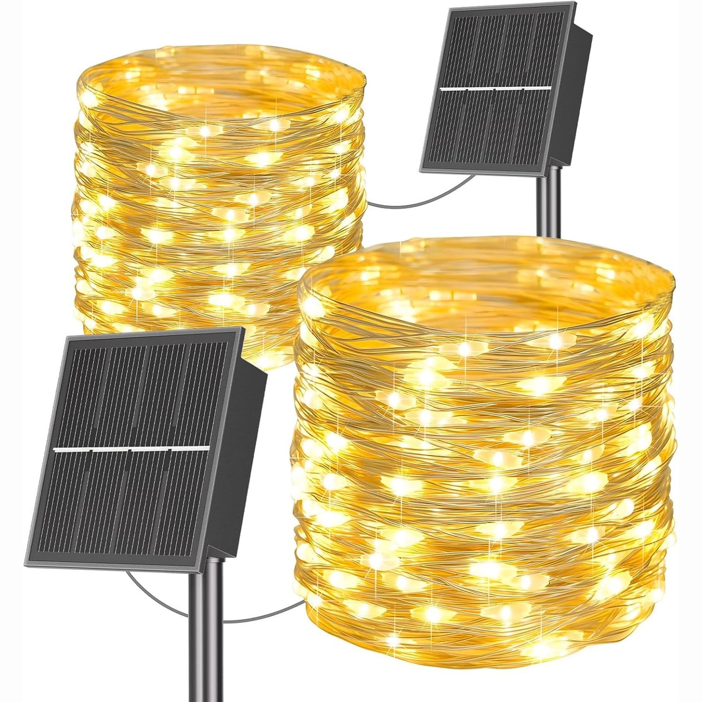 216087 - SOLARBABY Drita Diellore me Tel për Jashtë, 2 x 20m, 400 LED, IP65 të Ujitshme